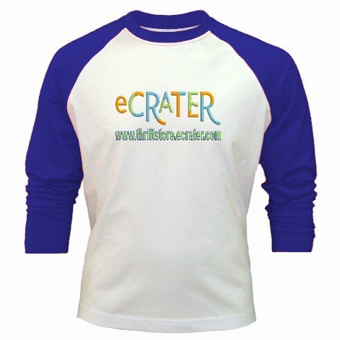 Baseball Jersey Custom Sports Team Uniform Ex-Large XL Blue White Customize Personalize Logo