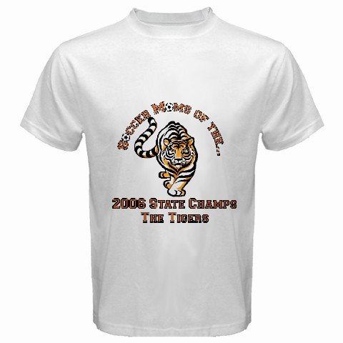 Custom White T-Shirt Medium Customize Personalize Business Logo #CT