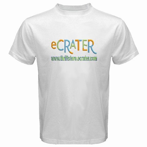 Custom White T-Shirt XXL 2XL 2X Customize Personalize Business Logo #CT