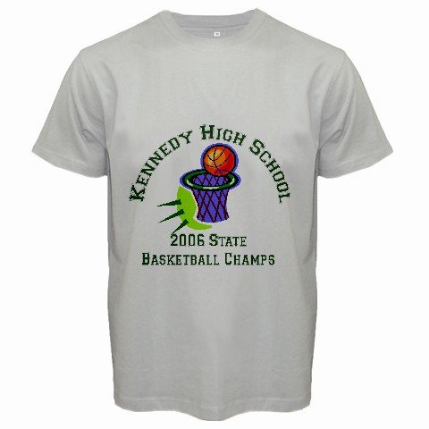 Custom Grey T-Shirt Small Customize Personalize Business Logo #CT