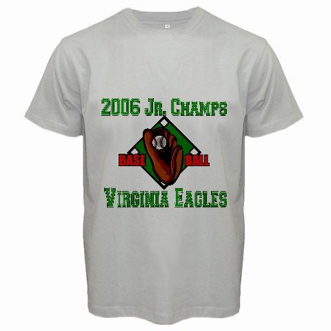 Custom Grey T-Shirt Medium Customize Personalize Business Logo #CT