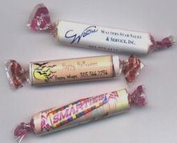 50 Custom Personalized Smartie Candy with your LOGO