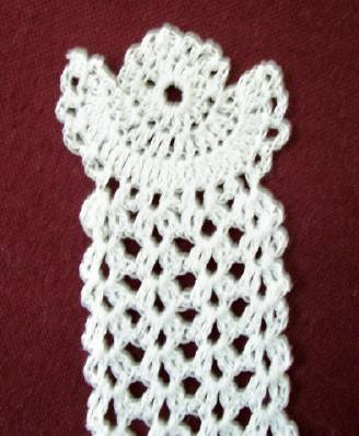 Crocheted Angel Bookmark