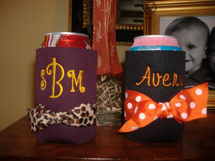 Monogrammed Koozies