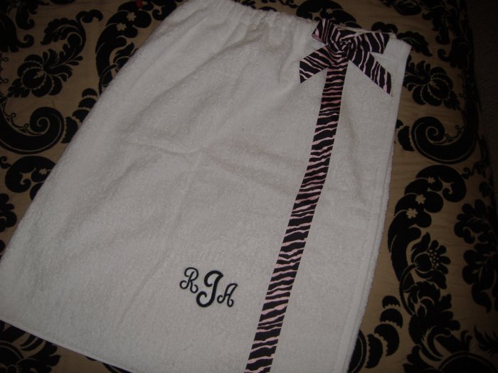 Personalized towel wrap