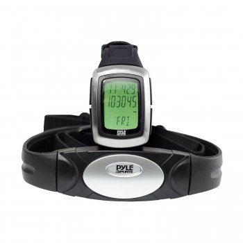 Pyle PHRM26 Speed & Distance Heart Rate Watch W/ USB & 3D walking/Running Sensor
