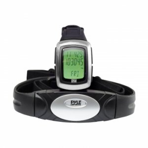Pyle PHRM26 Speed & Distance Heart Rate Watch W/ USB & 3D walking/Running Sensor