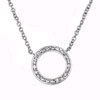 Free Shipping: Clear CZ Infinity Circle