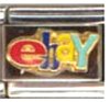 Free Shipping: Ebay Logo Enamel Italian 9mm Charm