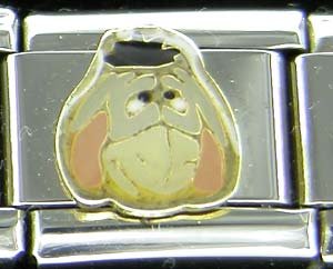 Free Shipping: Winnie the Pooh's Eyore Enamel Italian Charm 9mm