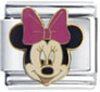 Free Shipping: Disney's Minnie Mouse Enamel Italian Charm 9mm