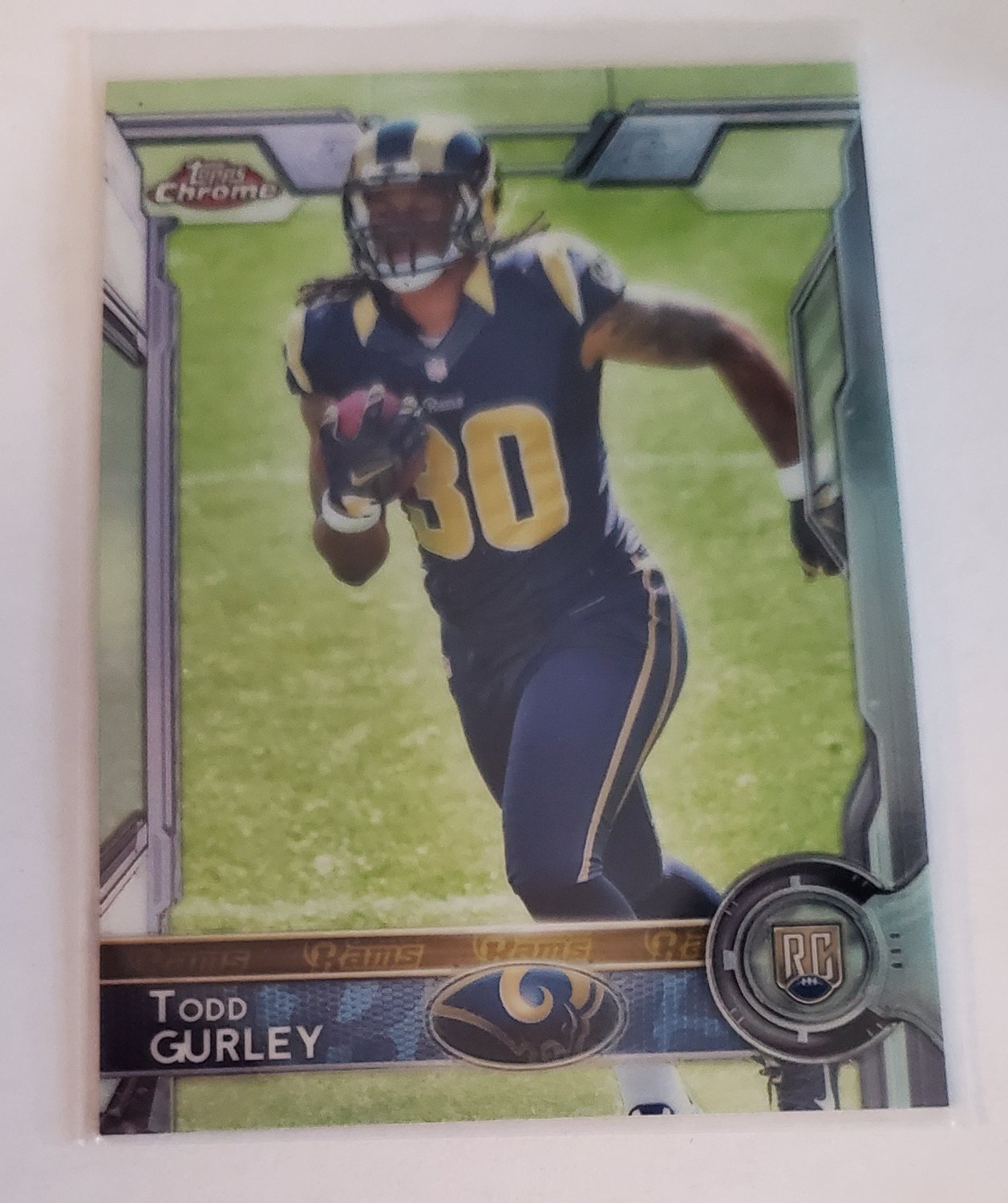 Todd Gurley Topps Chrome Rookie Card