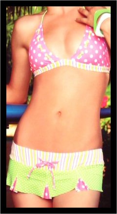 Polka Dot & Stripes Bikini
