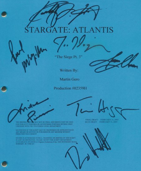 STARGATE ATLANTIS SCRIPT