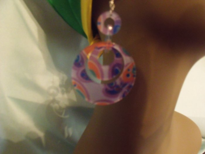 Putple earrings