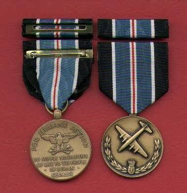 BERLIN AIRLIFT MEDAL WITH RIBBON BAR
