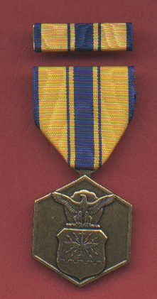 US Air Force Commendation medal with ribbon bar