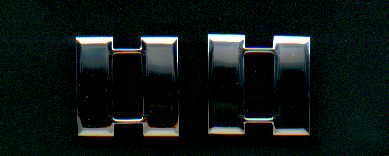 Pair of Captain Bars rank insignia