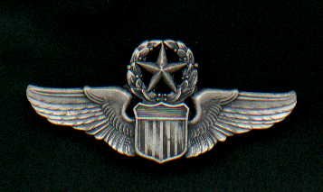 USAF Air Force Command Pilot Wings full size badge