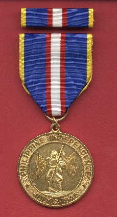 WWII Philippine Independence medal with ribbon bar