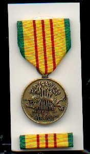 Vietnam Service medal with ribbon bar