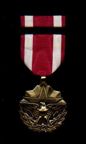 US Meritorious Service medal with ribbon bar