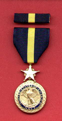 US Navy and Marine Distinguished Service Medal with ribbon bar