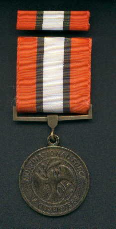 Multi National Forces Peace Keeping medal with ribbon bar