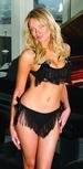 Sexy fringe cami top and matching fringe panty*