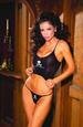 Go away opaque cami top and matching g string