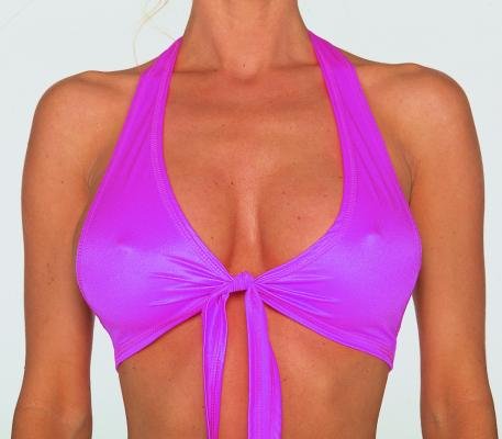 tie front halter top