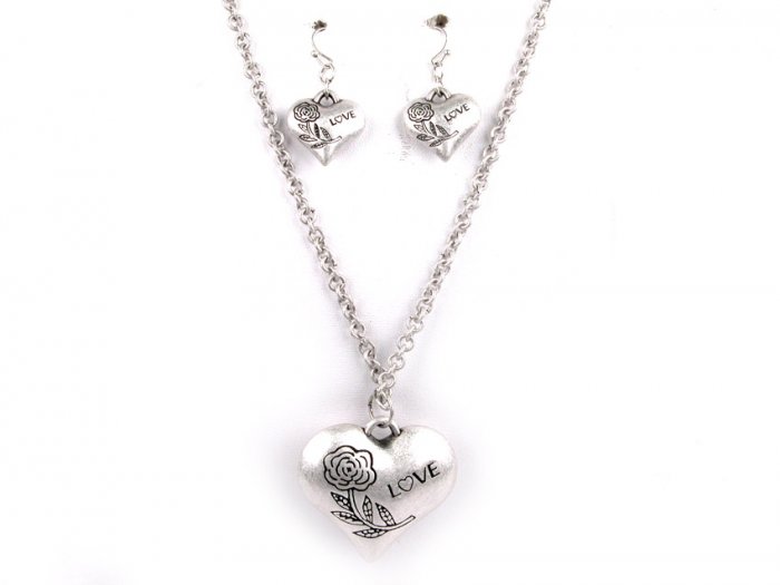 Fashion Jewelry LOVE Gray in Color