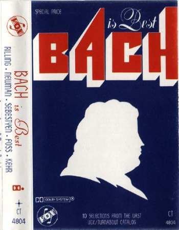 Rilling Newman Sebestyen Foss Kehr BACH IS BEST Cassette