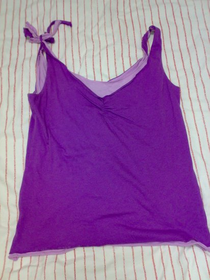 U2 LADIES TANK TOP (FAKE 2 PC)