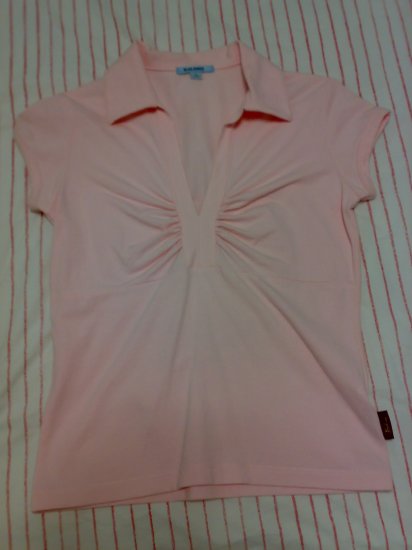BALENO COLLARED PINK TOP