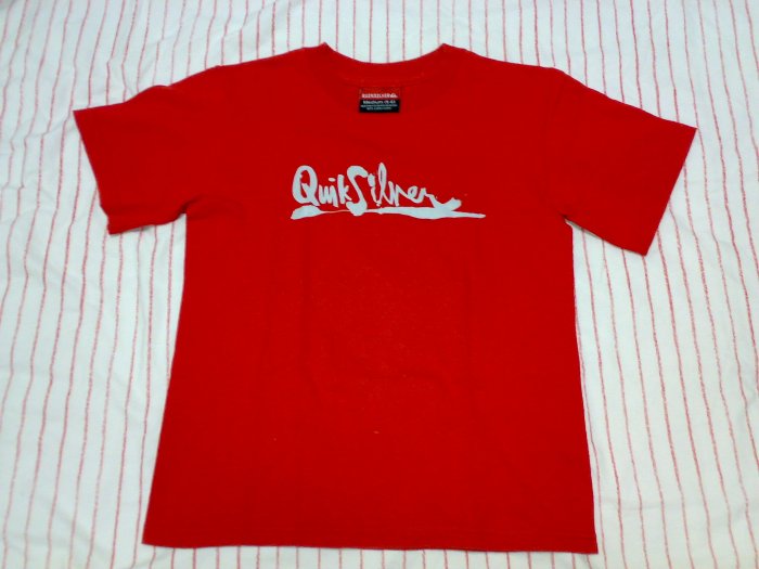 QUIKSILVER RED TEE