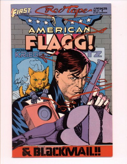 American Flagg #21, VF Condition