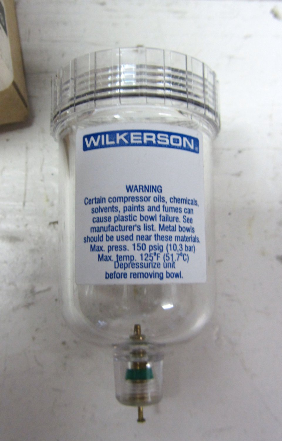 Wilkerson Grp Pneumatic Bowl Assembly Air Grp New