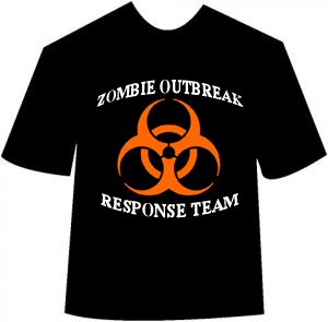 Zombie Outbreak Response Team T-shirt