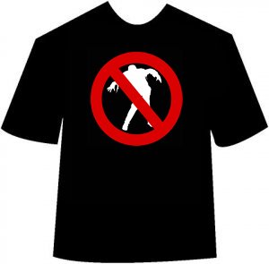 Funny Anti-Zombie T-shirt