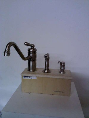 Newport Brass Nadya Single Handle Low Lead Widespread Kitchen Faucet with Sidespray 941/20 1077