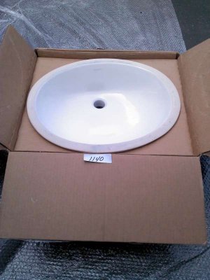 Kohler Caxton 17" Basin Undermount Bathroom Sink K-2210