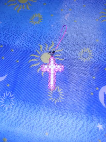Pink & White Cross