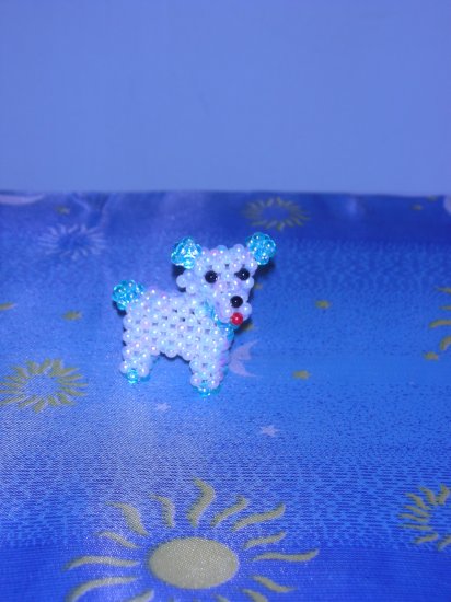 Little Doggie - White & Blue (D.I.Y)