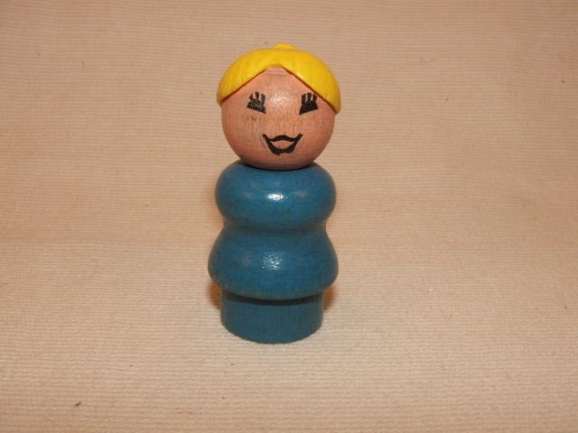 All Wood Blue Lady