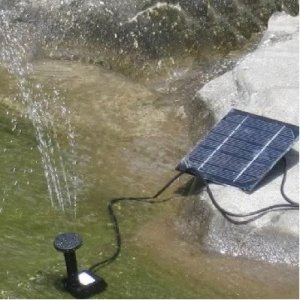 New Solar Power Fountain Pool Water Pump Garden Watering 7V 1.12W