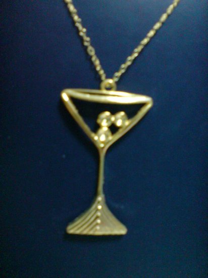 The Golden Martini Glass