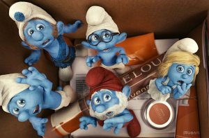 T-shirt with print Smurfs