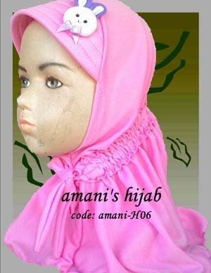 Tudung Pink Rabbit