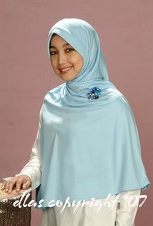 Tudung Permata - Type 6(b) Light Blue